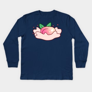 Milk Peach Kids Long Sleeve T-Shirt